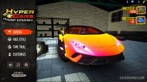 Hyper Cars Ramp Crash: Menu