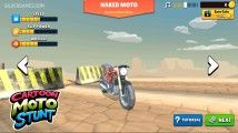 Cartoon Moto Stunt: Menu