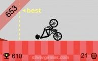 Wheelie Challenge: Stickman Wheelie Fall