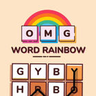 omg word rainbow