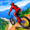 riders downhill racing